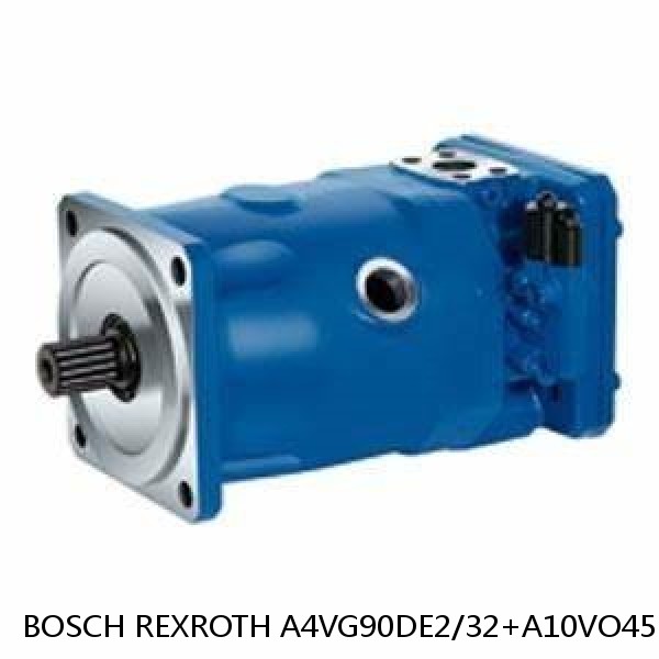 A4VG90DE2/32+A10VO45DFLR/31 BOSCH REXROTH A4VG Variable Displacement Pumps