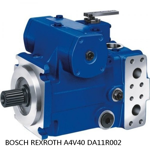 A4V40 DA11R002 BOSCH REXROTH A4V Variable Pumps