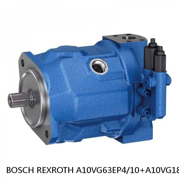A10VG63EP4/10+A10VG18EP4/1 BOSCH REXROTH A10VG Axial piston variable pump