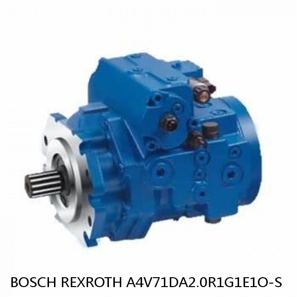 A4V71DA2.0R1G1E1O-S BOSCH REXROTH A4V Variable Pumps