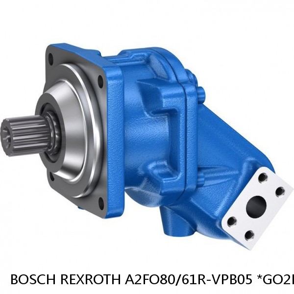 A2FO80/61R-VPB05 *GO2EU* BOSCH REXROTH A2FO Fixed Displacement Pumps