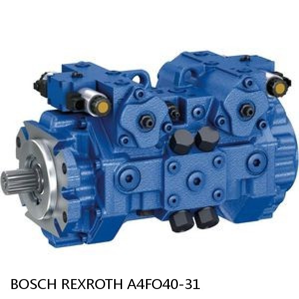 A4FO40-31 BOSCH REXROTH A4FO Fixed Displacement Pumps