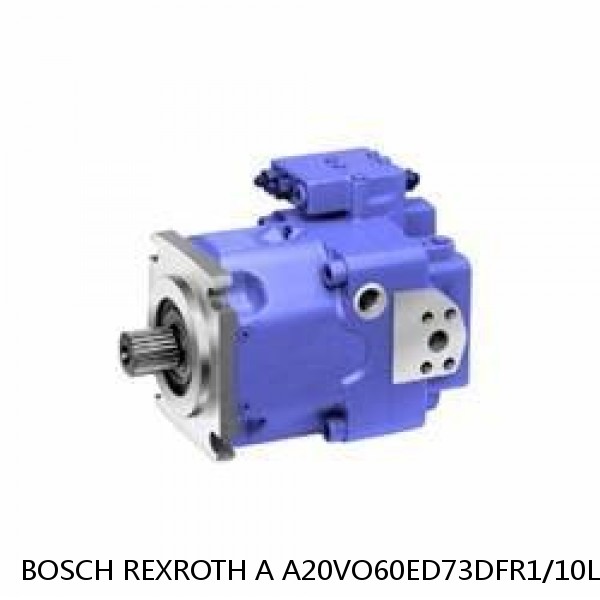 A A20VO60ED73DFR1/10L-VSD24K01P-SO2 BOSCH REXROTH A20VO Hydraulic axial piston pump #1 image