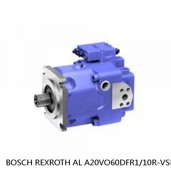 AL A20VO60DFR1/10R-VSD24K01-S2279 BOSCH REXROTH A20VO Hydraulic axial piston pump #1 image