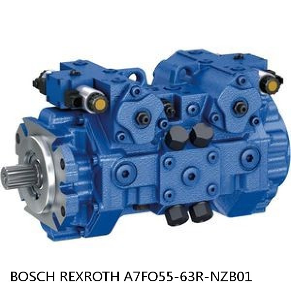 A7FO55-63R-NZB01 BOSCH REXROTH A7FO Axial Piston Motor Fixed Displacement Bent Axis Pump #1 image
